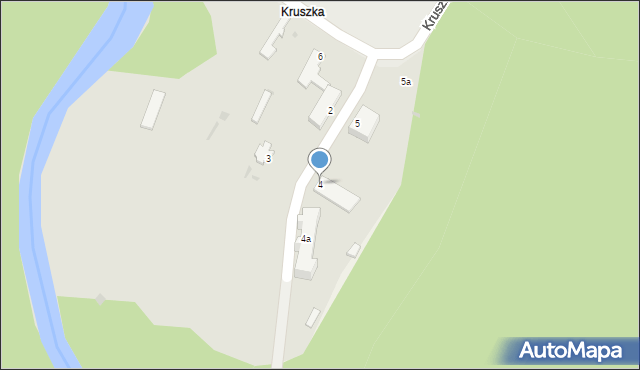 Kępice, Kruszka, 4, mapa Kępice