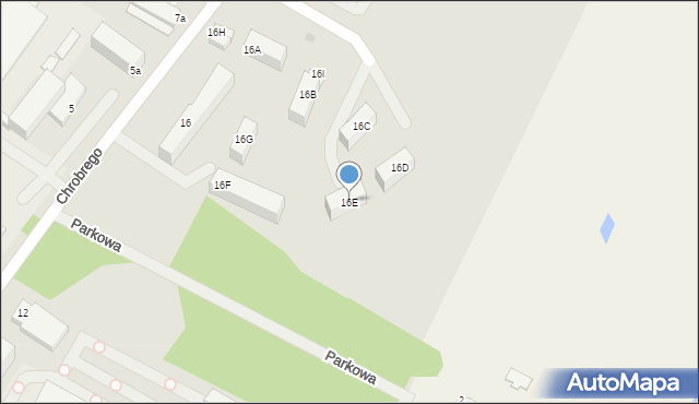 Kętrzyn, Króla Bolesława Chrobrego, 16E, mapa Kętrzyn