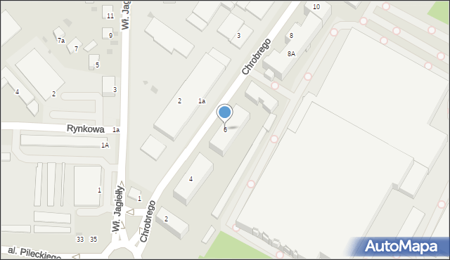 Kętrzyn, Króla Bolesława Chrobrego, 6, mapa Kętrzyn