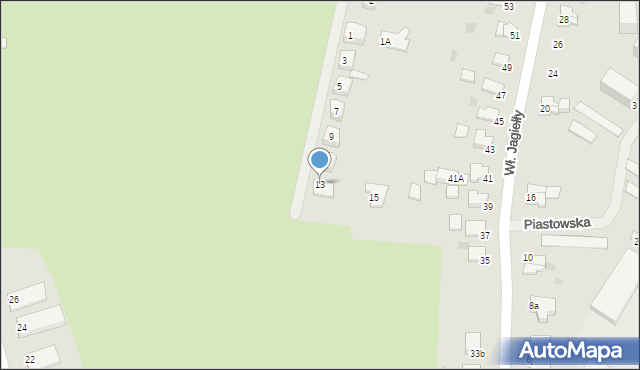 Kętrzyn, Króla Jana III Sobieskiego, 13, mapa Kętrzyn