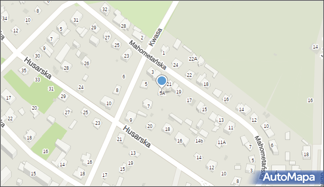 Kielce, Króla Jana III Sobieskiego, 5A, mapa Kielc