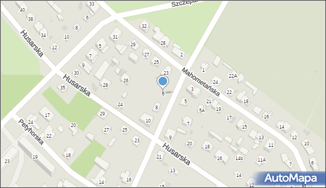Kielce, Króla Jana III Sobieskiego, 6, mapa Kielc
