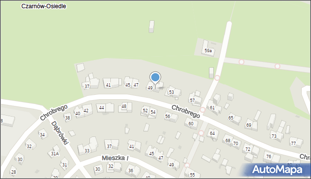 Kielce, Króla Bolesława Chrobrego, 51, mapa Kielc