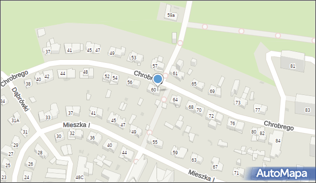 Kielce, Króla Bolesława Chrobrego, 62, mapa Kielc