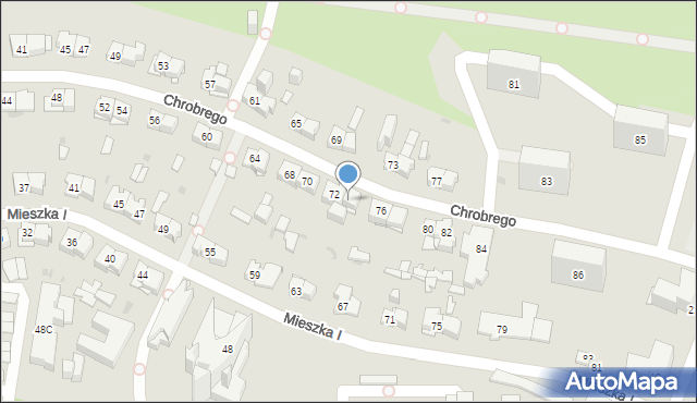 Kielce, Króla Bolesława Chrobrego, 74, mapa Kielc