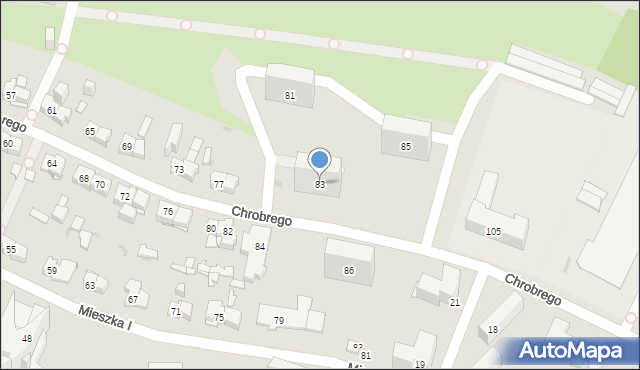 Kielce, Króla Bolesława Chrobrego, 83, mapa Kielc