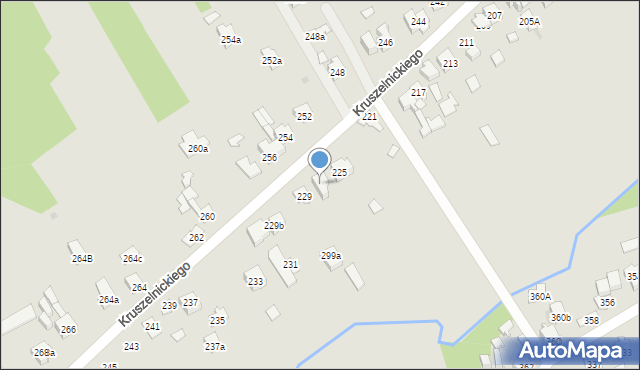 Kielce, Kruszelnickiego-Wilka Zbigniewa, ppor., 227, mapa Kielc