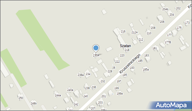 Kielce, Kruszelnickiego-Wilka Zbigniewa, ppor., 230A, mapa Kielc