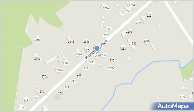 Kielce, Kruszelnickiego-Wilka Zbigniewa, ppor., 239, mapa Kielc