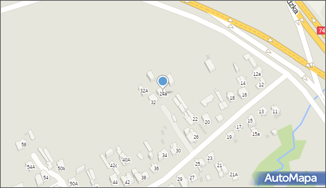 Kielce, Kruszelnickiego-Wilka Zbigniewa, ppor., 24a, mapa Kielc