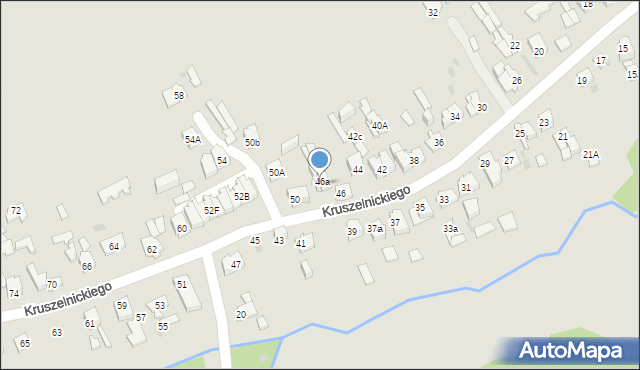 Kielce, Kruszelnickiego-Wilka Zbigniewa, ppor., 48, mapa Kielc