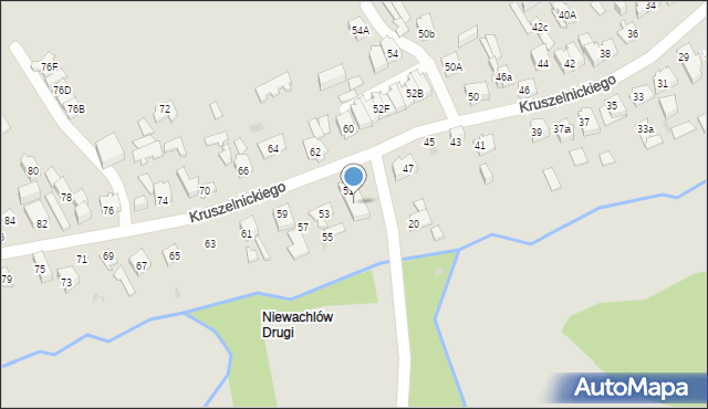 Kielce, Kruszelnickiego-Wilka Zbigniewa, ppor., 49, mapa Kielc