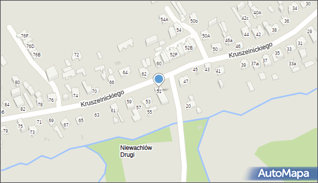 Kielce, Kruszelnickiego-Wilka Zbigniewa, ppor., 51, mapa Kielc
