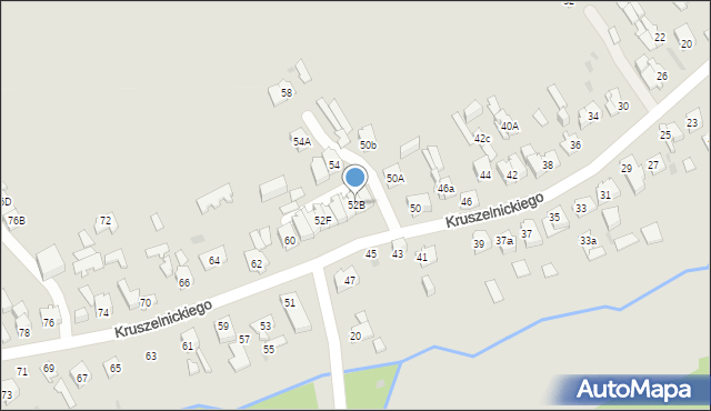 Kielce, Kruszelnickiego-Wilka Zbigniewa, ppor., 52B, mapa Kielc