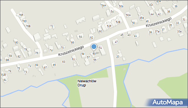 Kielce, Kruszelnickiego-Wilka Zbigniewa, ppor., 53, mapa Kielc