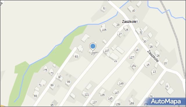 Klecza Dolna, Krakowska, 103, mapa Klecza Dolna