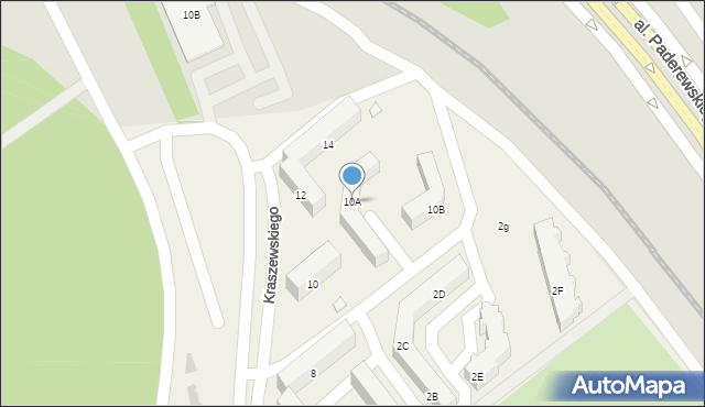 Kleosin, Kraszewskiego Józefa Ignacego, 10A, mapa Kleosin