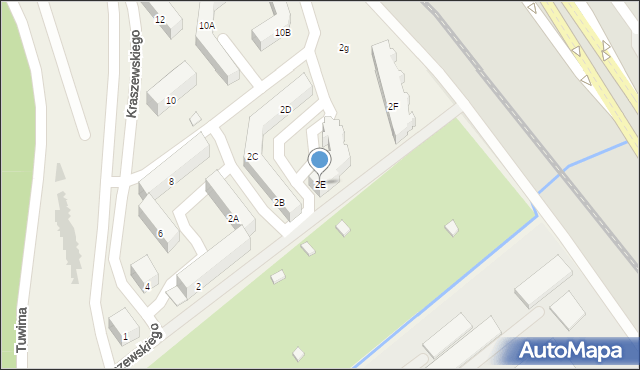 Kleosin, Kraszewskiego Józefa Ignacego, 2E, mapa Kleosin