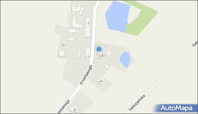 Klęśnik, Krueńskiego Jakuba, ks., 2, mapa Klęśnik