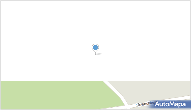 Kłobuck, Kręta, 2D, mapa Kłobuck