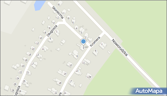 Kłodzko, Kromera Józefa, 2, mapa Kłodzka