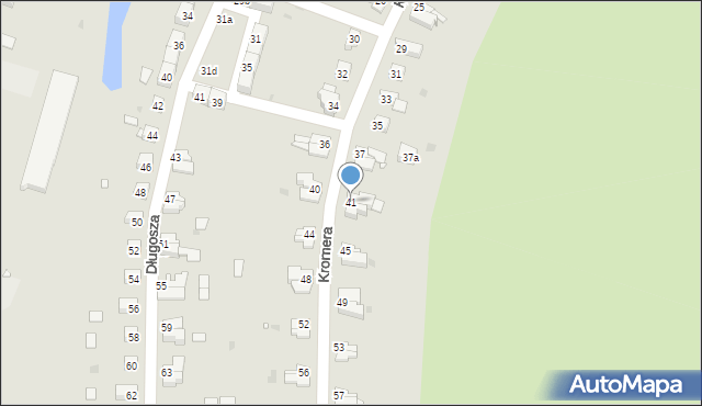 Kłodzko, Kromera Józefa, 41, mapa Kłodzka