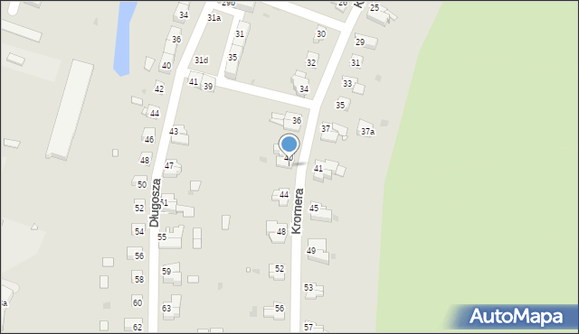 Kłodzko, Kromera Józefa, 42, mapa Kłodzka