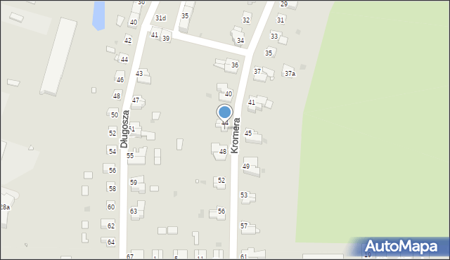 Kłodzko, Kromera Józefa, 46, mapa Kłodzka