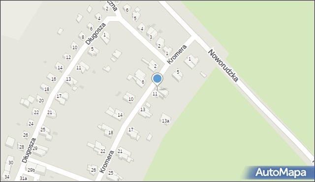 Kłodzko, Kromera Józefa, 9, mapa Kłodzka