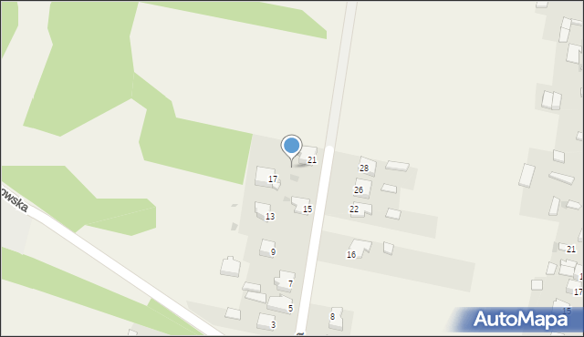Kłomnice, Krótka, 19, mapa Kłomnice