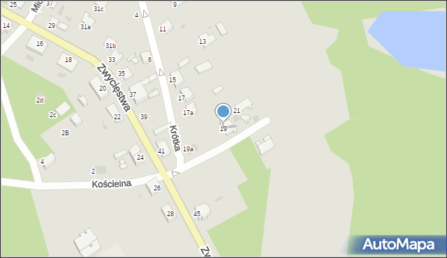 Knurów, Krótka, 19, mapa Knurów