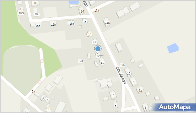 Kobylanka, Króla Bolesława Chrobrego, 12, mapa Kobylanka