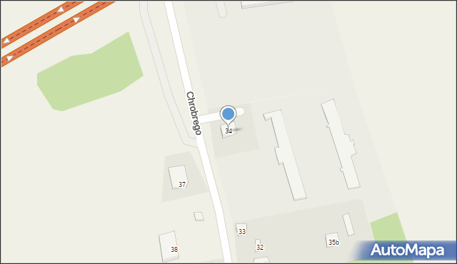 Kobylanka, Króla Bolesława Chrobrego, 34, mapa Kobylanka