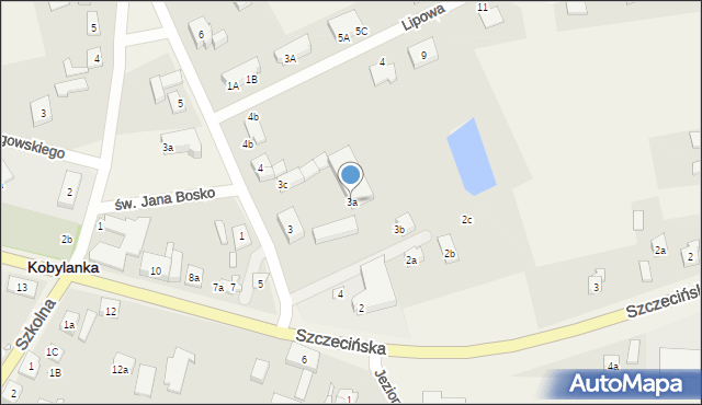 Kobylanka, Króla Bolesława Chrobrego, 3a, mapa Kobylanka