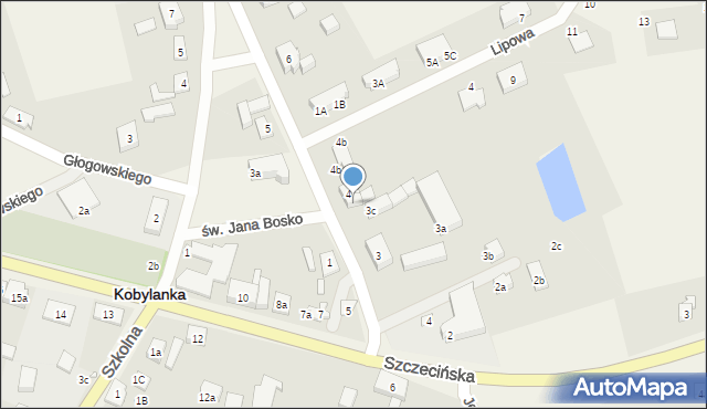 Kobylanka, Króla Bolesława Chrobrego, 4a, mapa Kobylanka