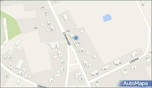 Kobylanka, Króla Bolesława Chrobrego, 7, mapa Kobylanka