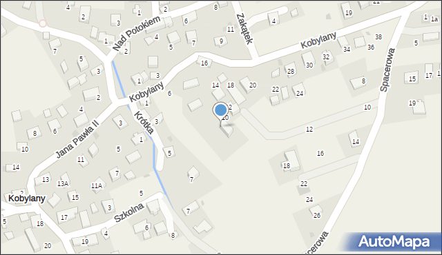 Kobylany, Krakowska, 8, mapa Kobylany
