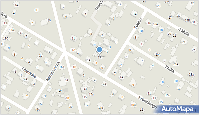 Kobyłka, Krasickiego Ignacego, bp., 3A, mapa Kobyłka