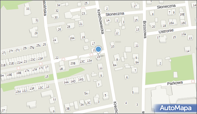 Kobyłka, Krechowiecka, 13, mapa Kobyłka