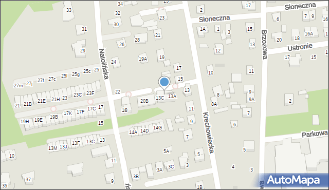 Kobyłka, Krechowiecka, 13B, mapa Kobyłka