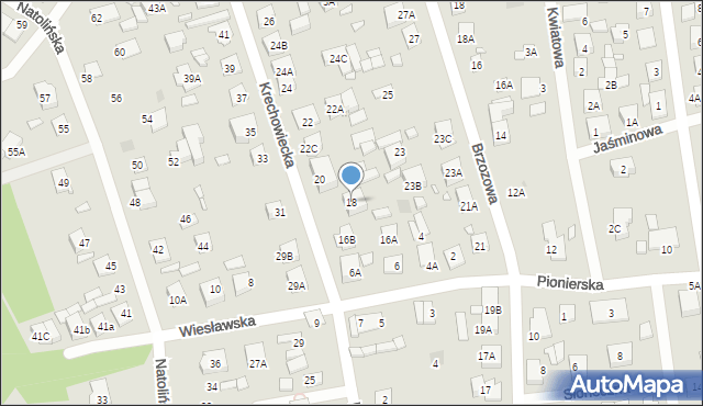 Kobyłka, Krechowiecka, 18, mapa Kobyłka