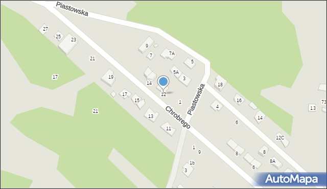 Kobyłka, Króla Bolesława Chrobrego, 12, mapa Kobyłka