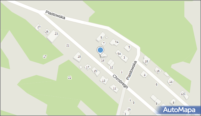 Kobyłka, Króla Bolesława Chrobrego, 14a, mapa Kobyłka