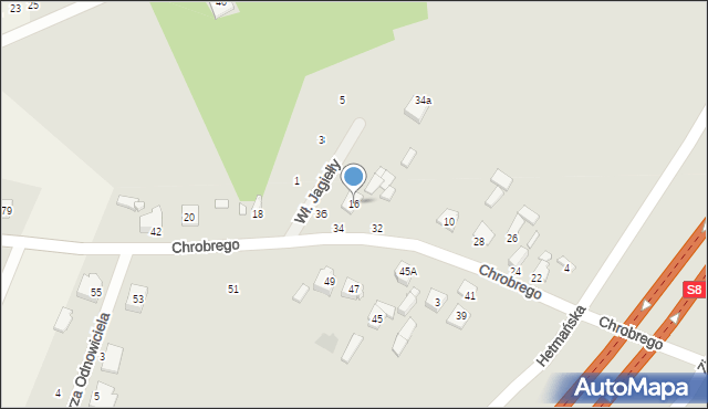 Kobyłka, Króla Bolesława Chrobrego, 16, mapa Kobyłka