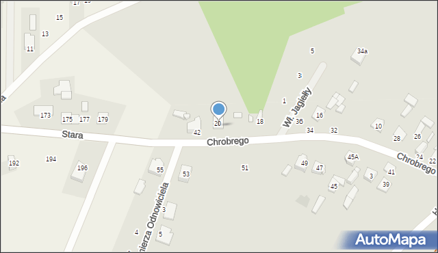 Kobyłka, Króla Bolesława Chrobrego, 40, mapa Kobyłka