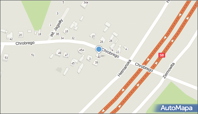 Kobyłka, Króla Bolesława Chrobrego, 41, mapa Kobyłka