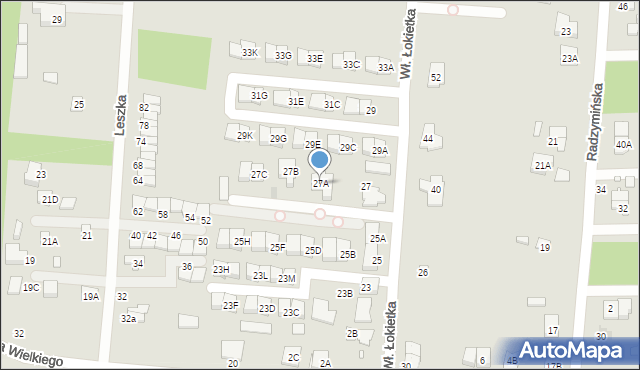 Kobyłka, Króla Władysława Łokietka, 27A, mapa Kobyłka