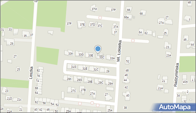 Kobyłka, Króla Władysława Łokietka, 33D, mapa Kobyłka