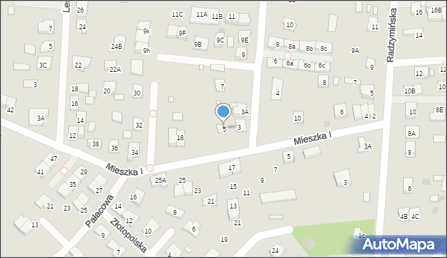 Kobyłka, Króla Władysława Łokietka, 5, mapa Kobyłka