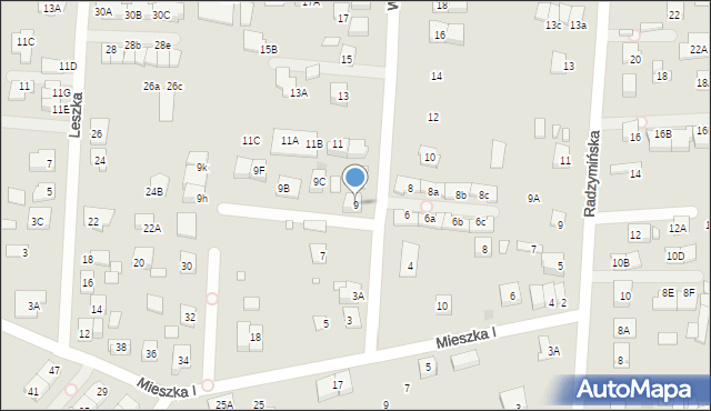 Kobyłka, Króla Władysława Łokietka, 9, mapa Kobyłka